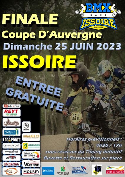 Guide de compétition FINALE COUPE D'AUVERGNE - ISSOIRE 2023