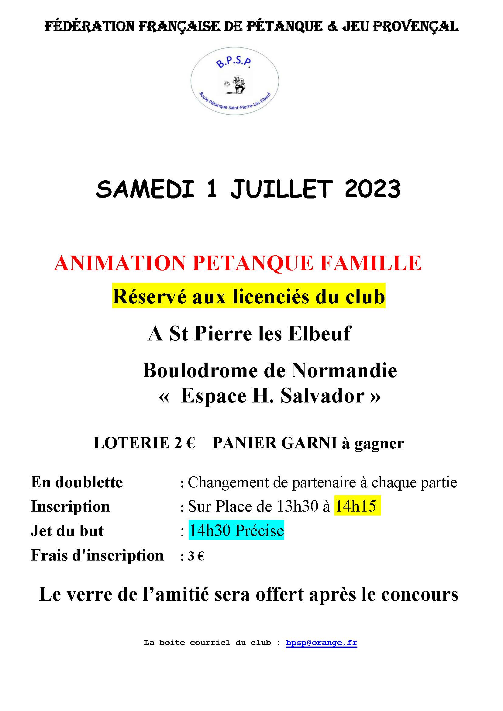23 07 01 concours club