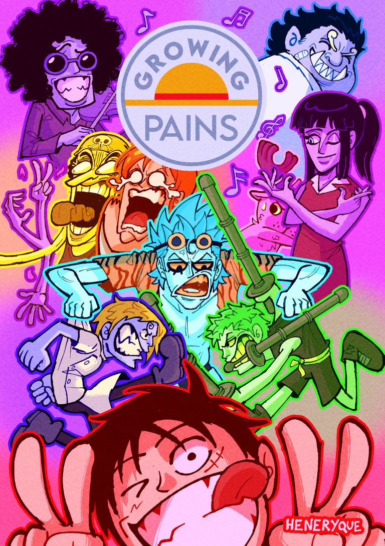 Zine op growing pains cover