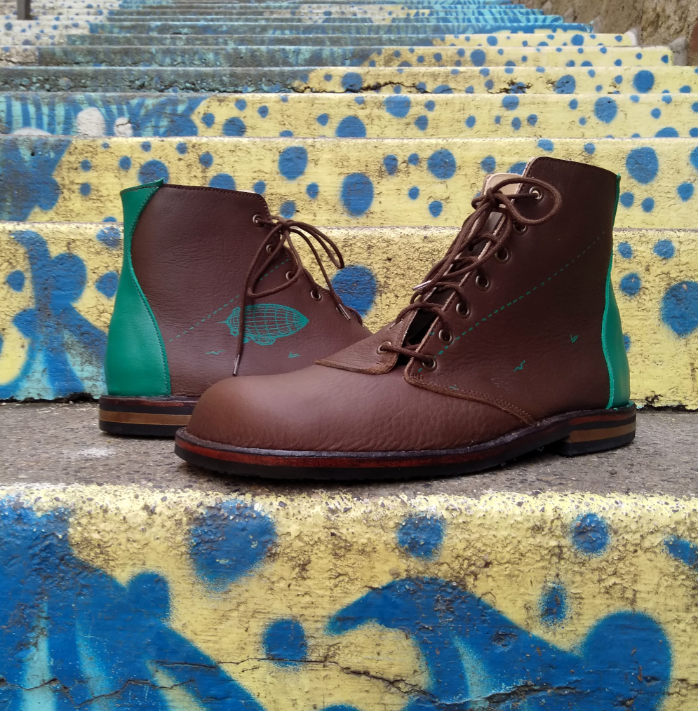 Anna bauer chaussures homme asymetrique lyon handmade