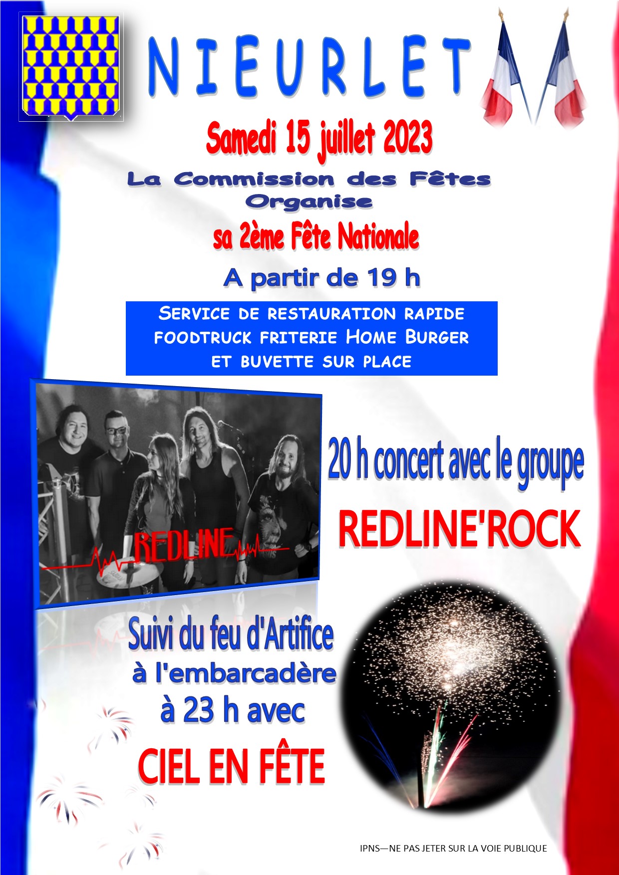 Flyer 15 juillet fete nationale