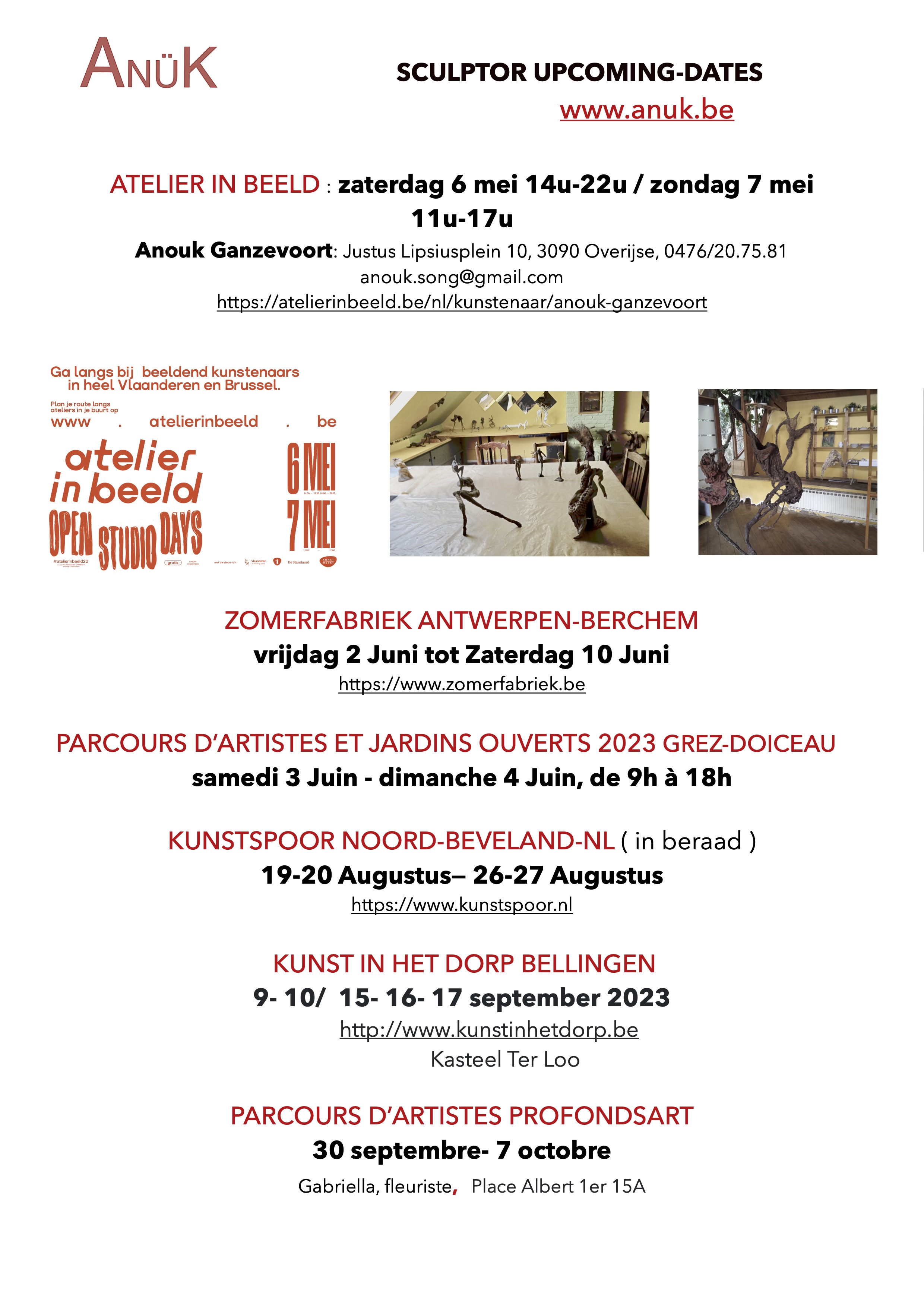 Sculptor-exhibitions