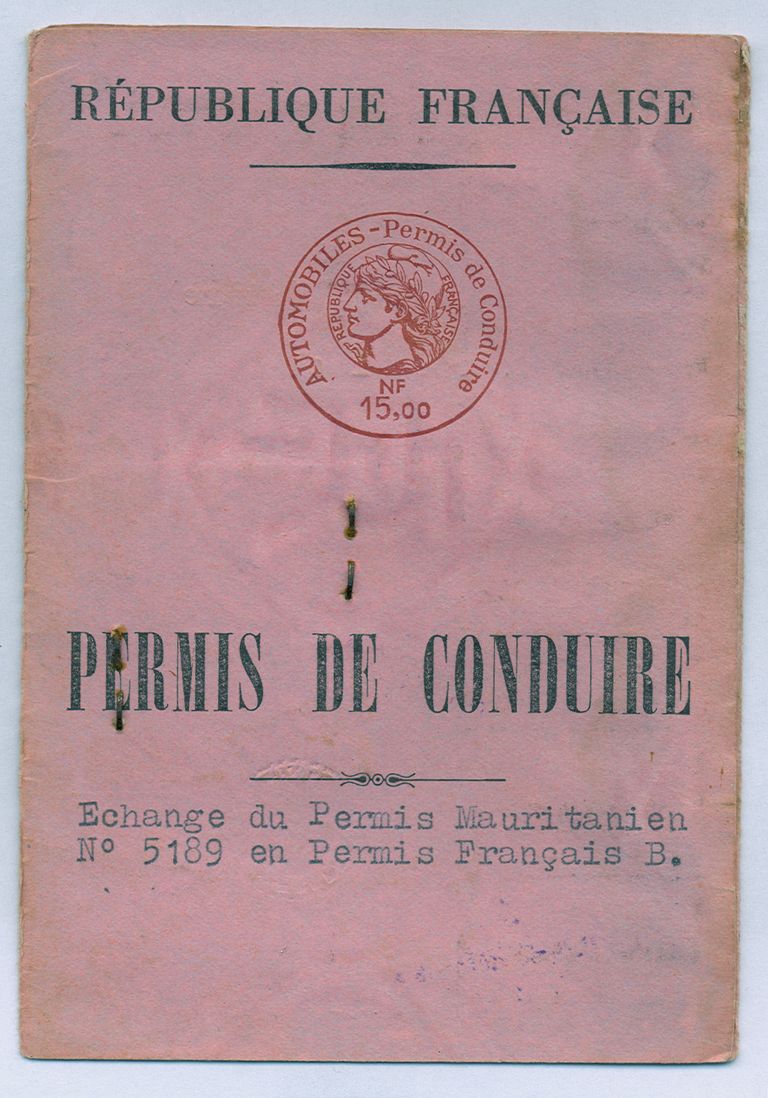 Permis de conduire mauritanien