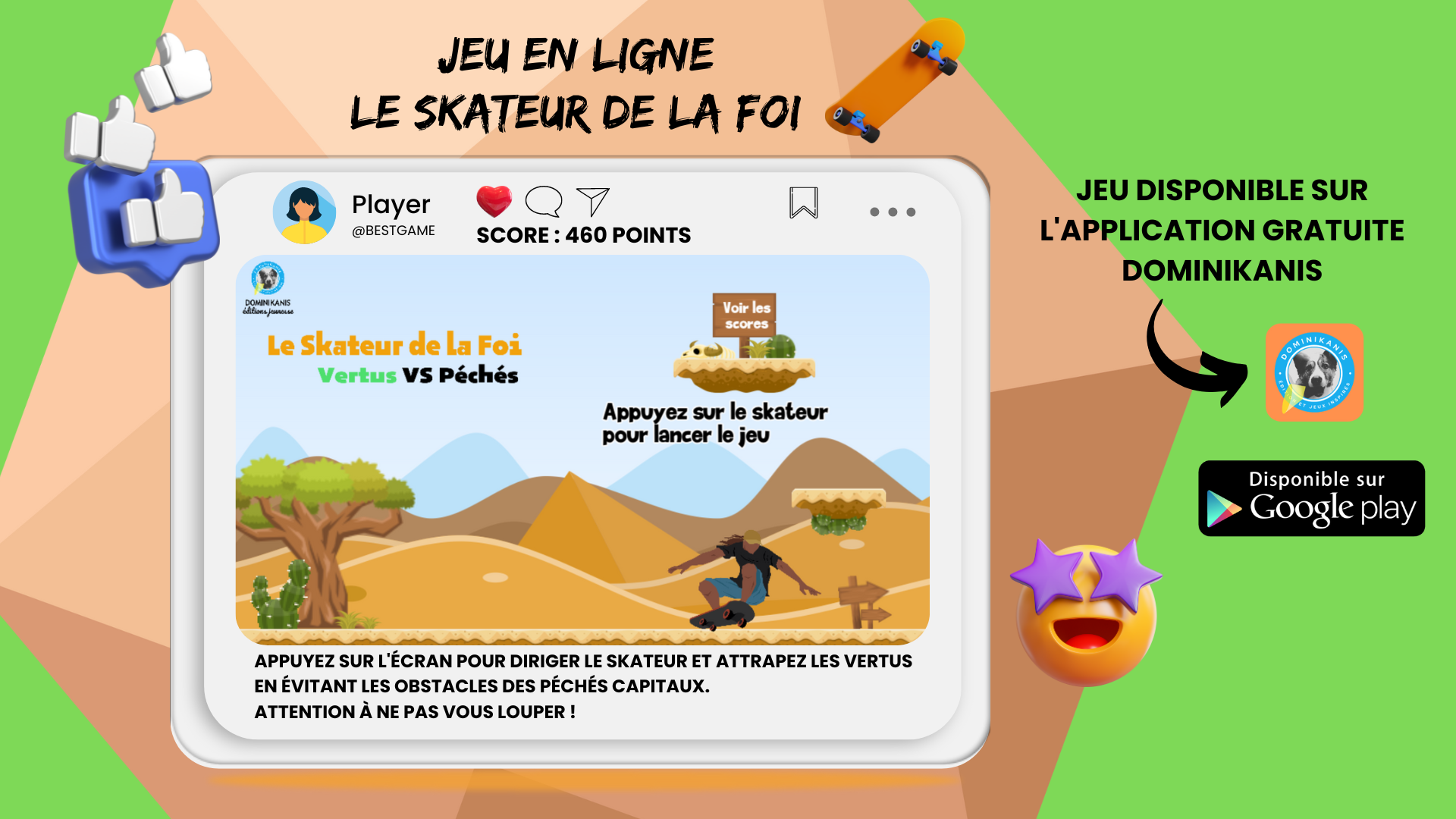 Presentation skateur de la foi