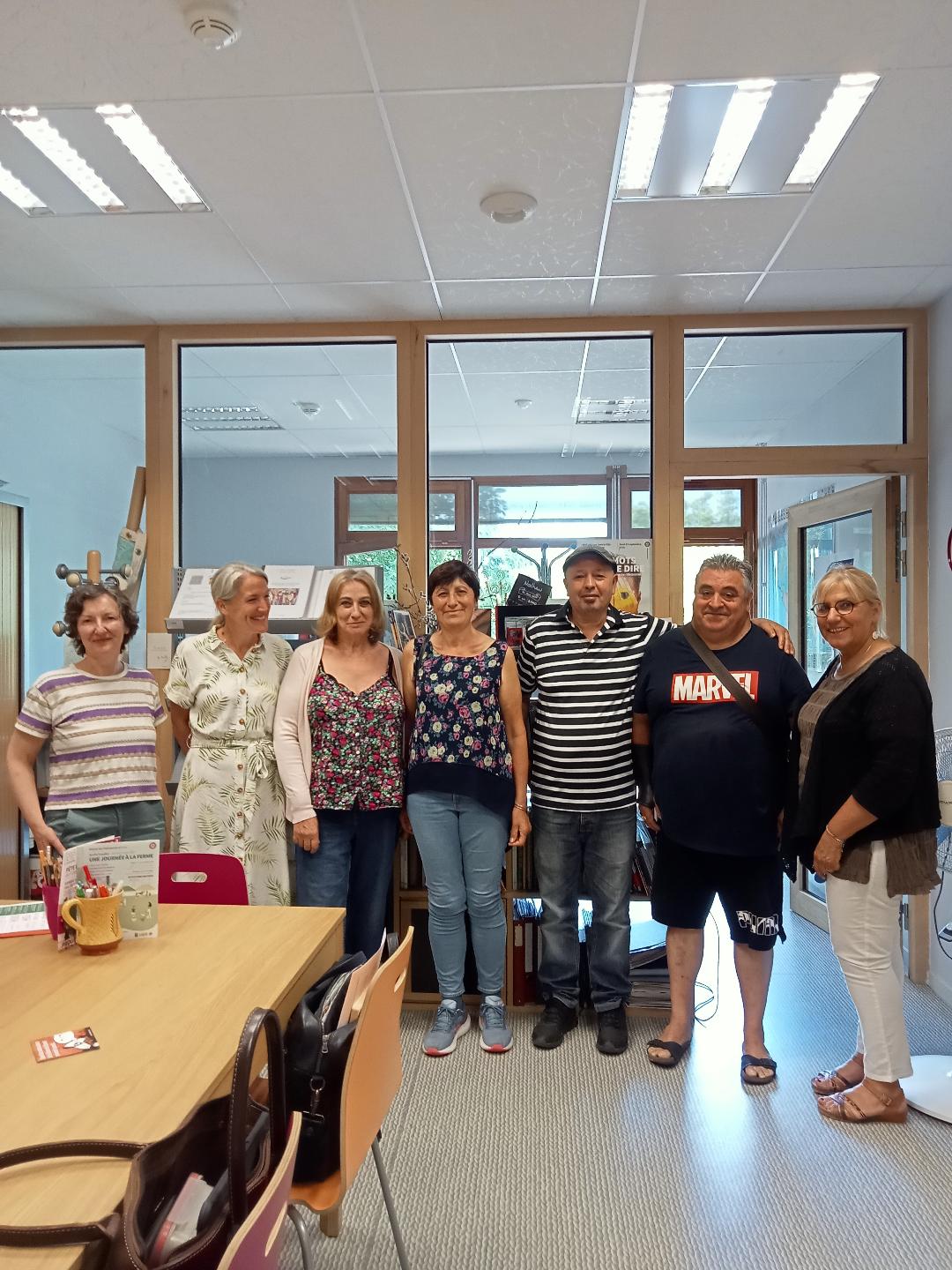 Rencontre avec Mme Hugues, députée de la circonscription