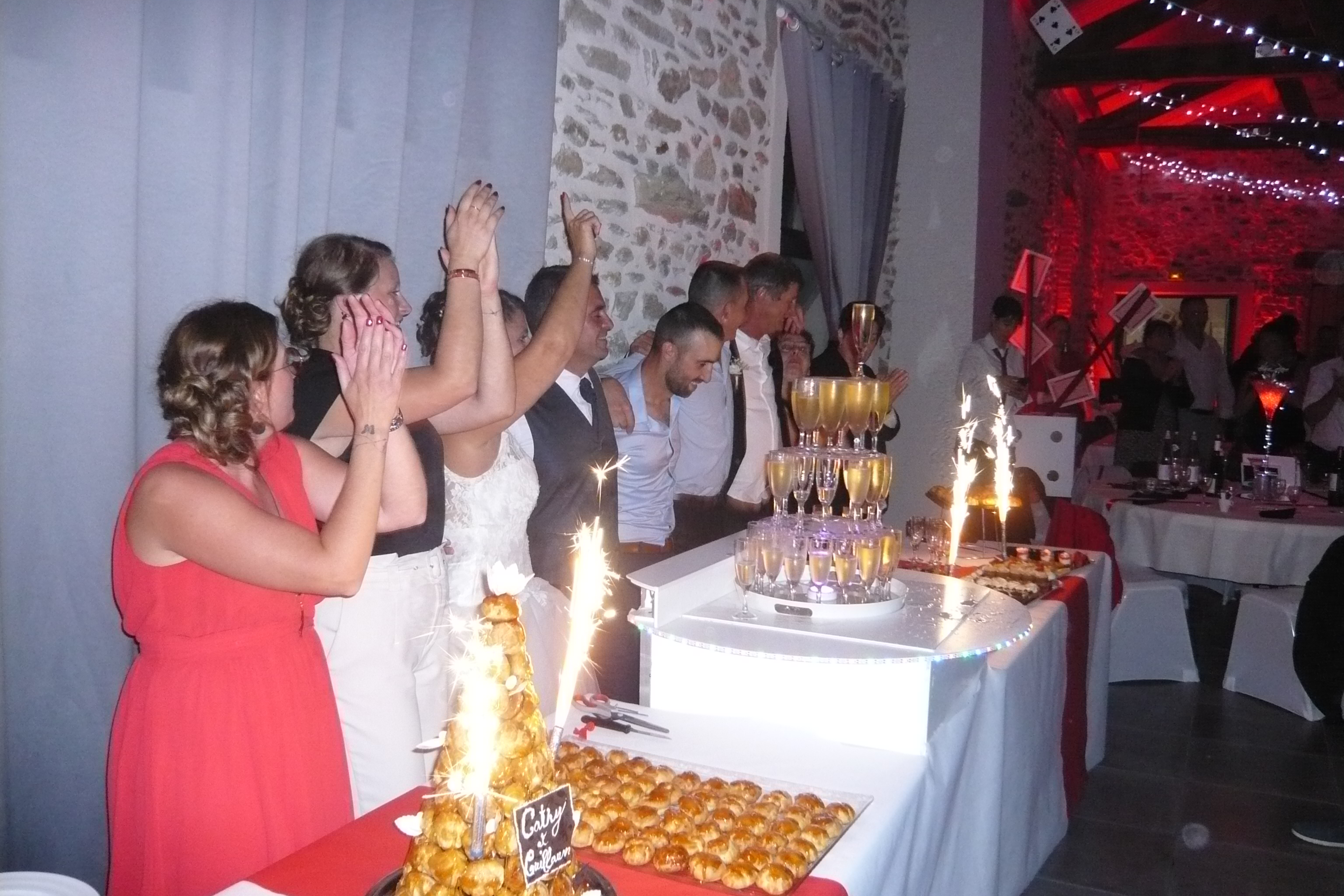 Fontaine champagne mariage