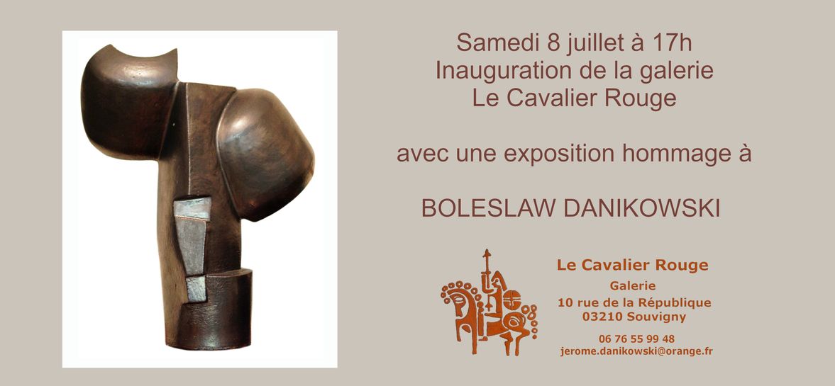 Ouverture de la galerie Le Cavalier Rouge à Souvigny 
