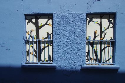 Cork fresque aux oiseaux