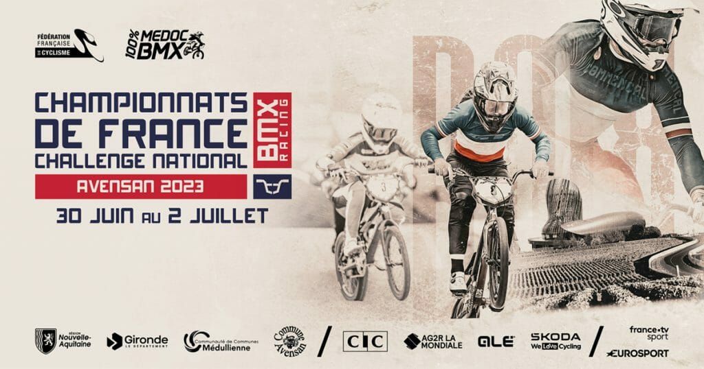 Guide de compétition Championnat de France BMX - AVENSAN - 30 juin au 2 juillet 2023