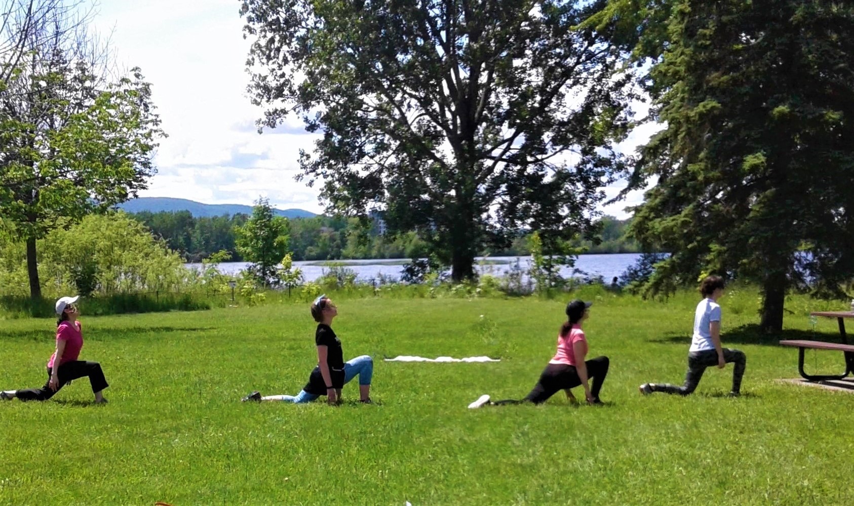 Groupe de Lolita, cours été Parc Daniel Johnson Granby