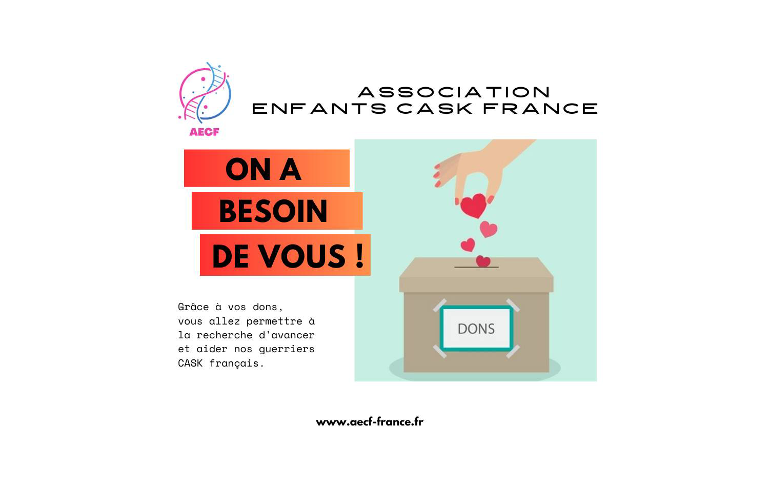 On a besoin de vous !