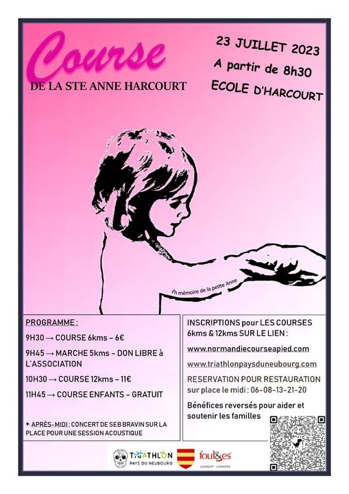 Affiche course de la ste anne harcourt 2023