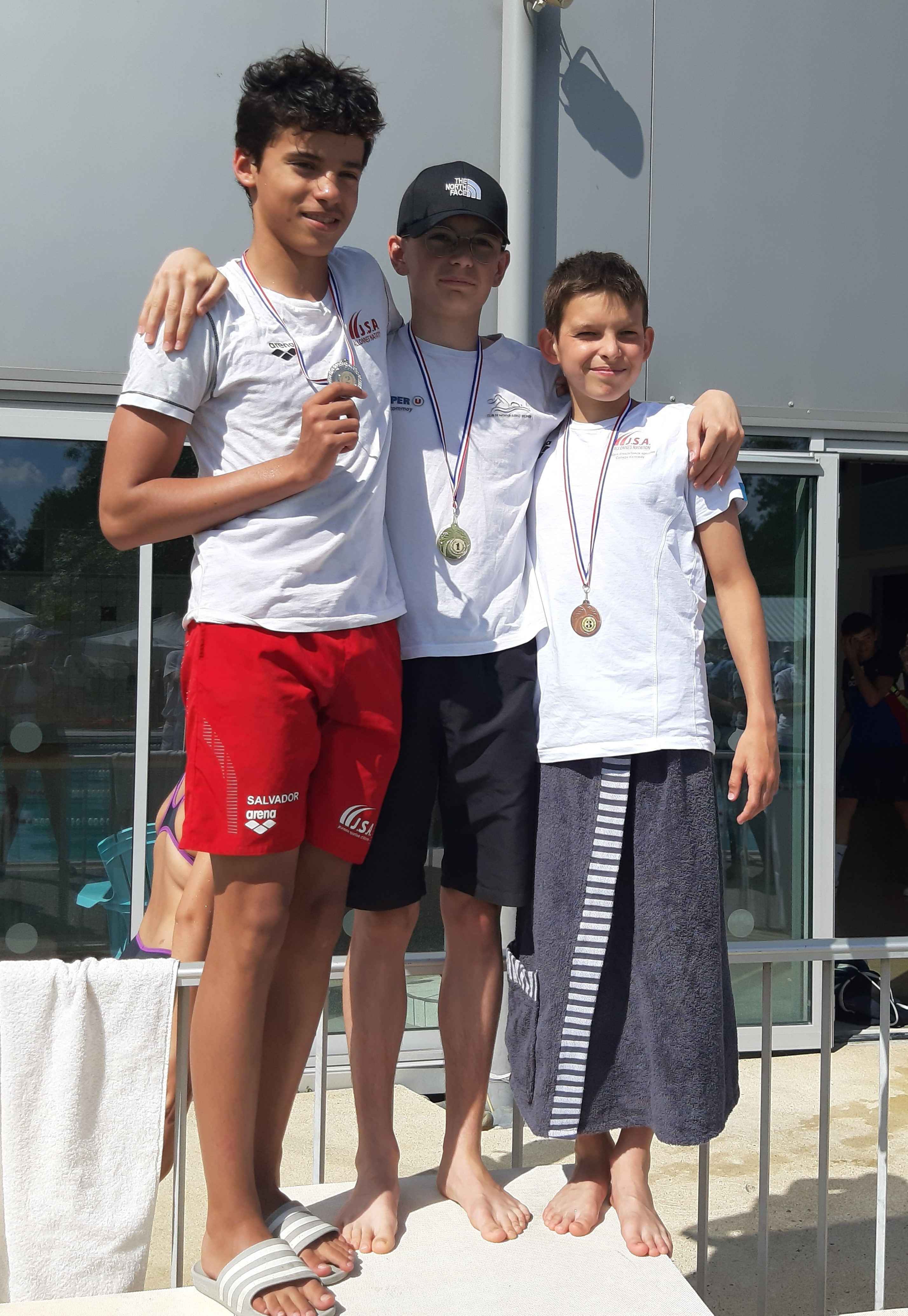 Podium clement 100 brasse