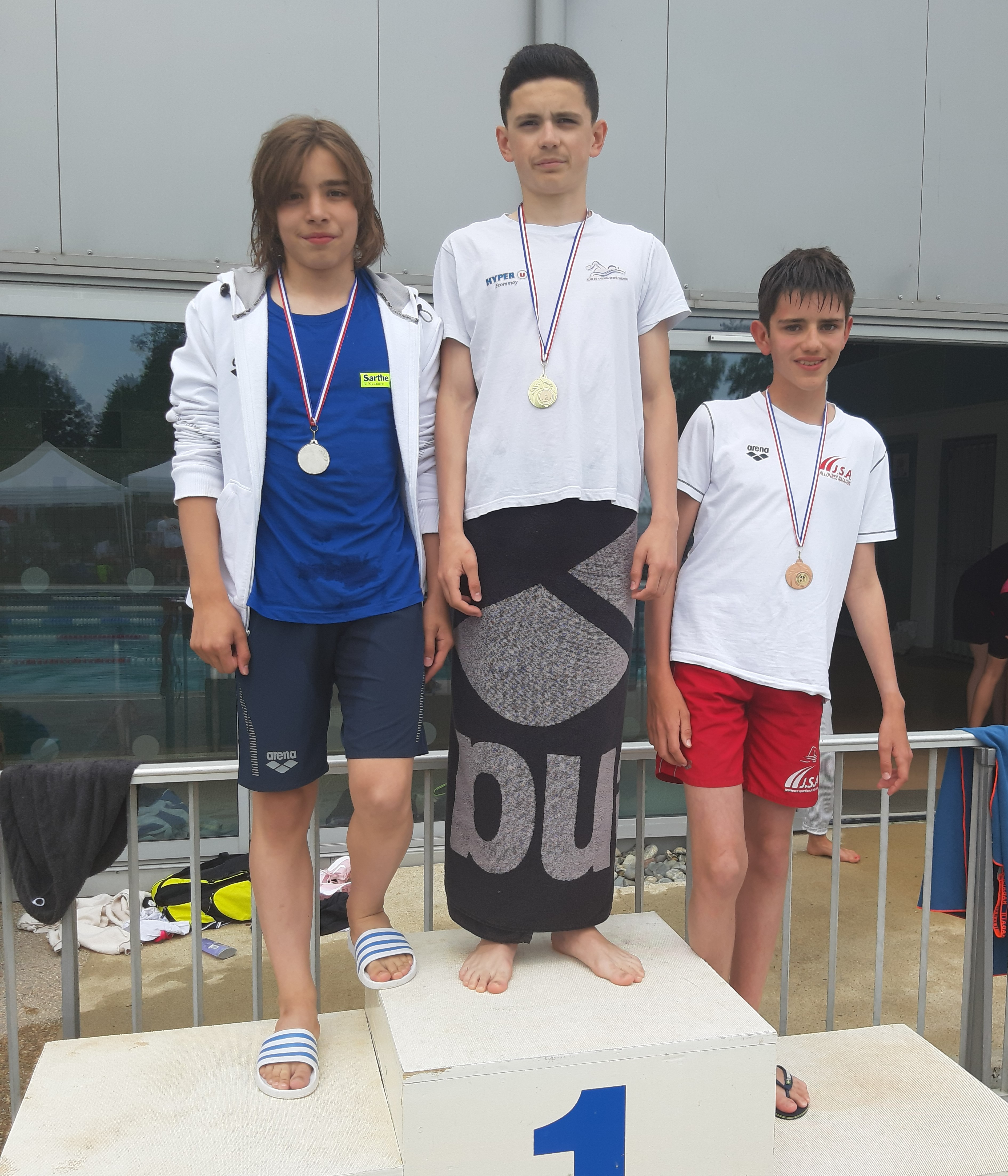 Podium clement 50 brasse
