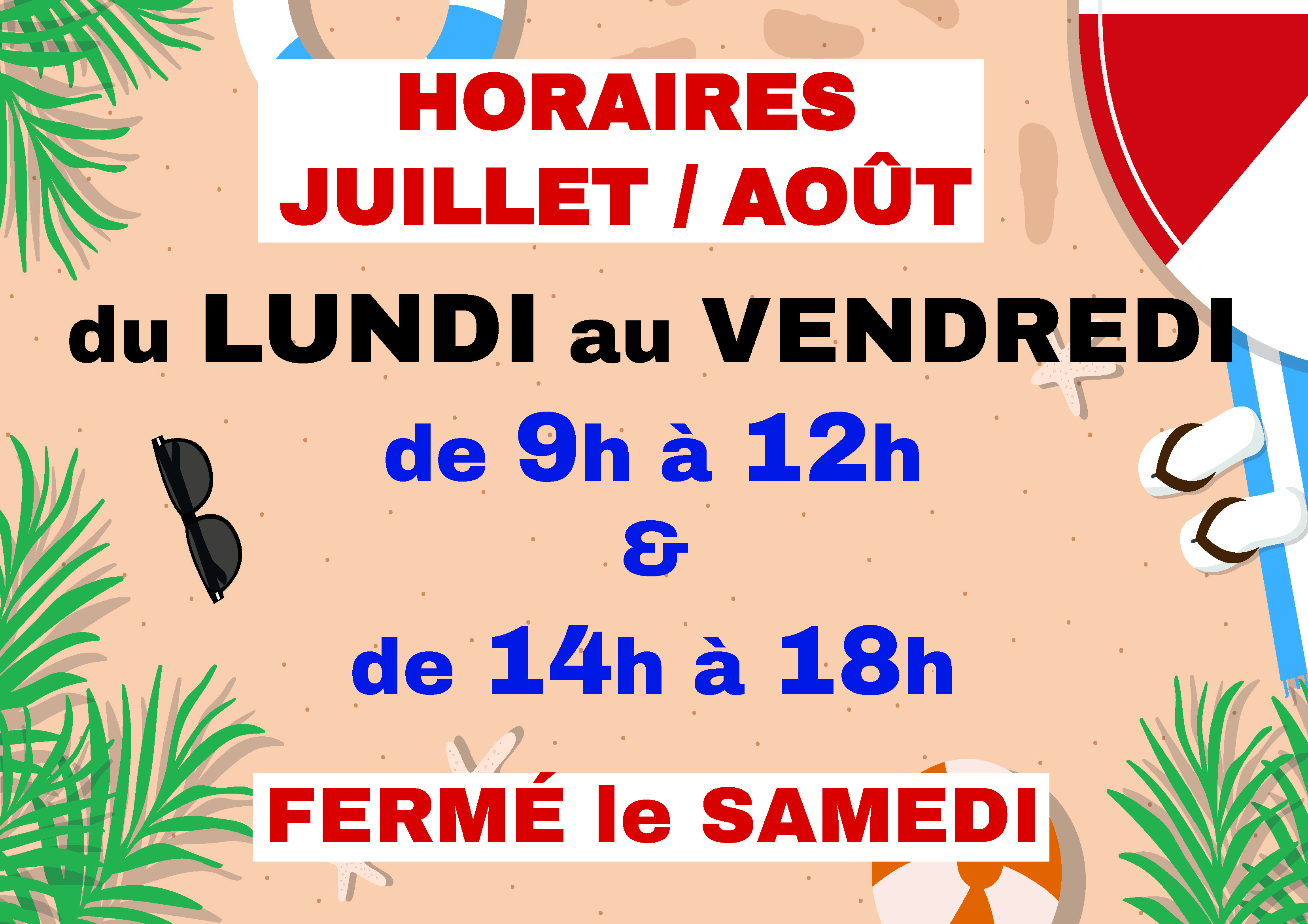 Horaires-ete