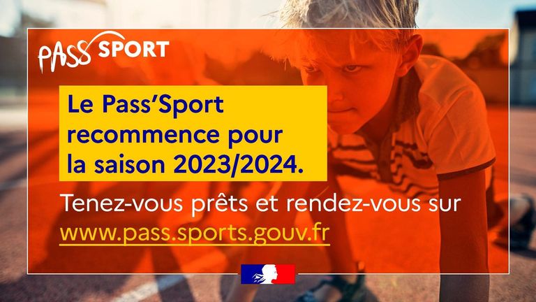 Le Pass'Sport est reconduit pour la saison 2023/2024