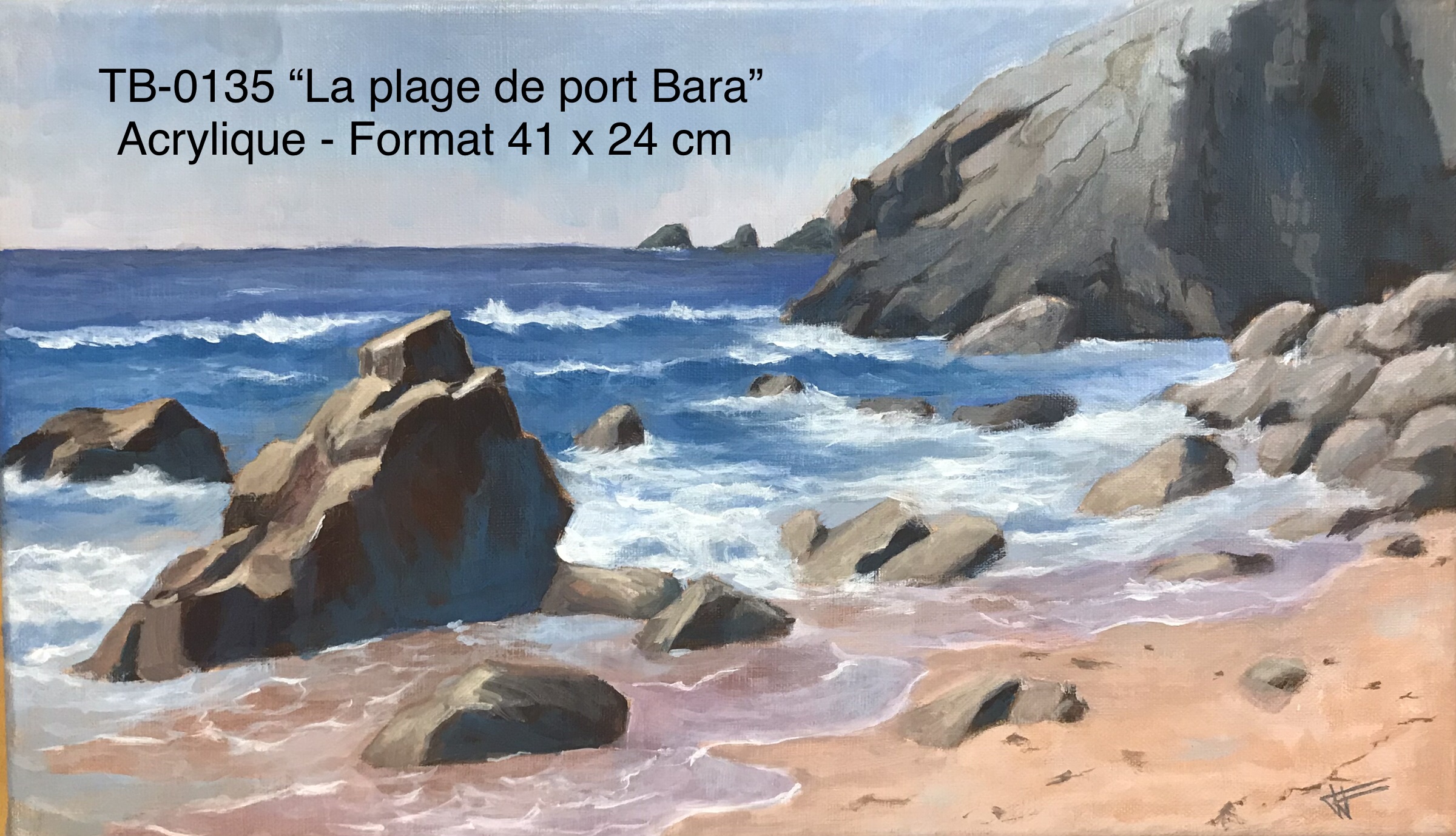 Ty by artiste peintre quiberon tb0135