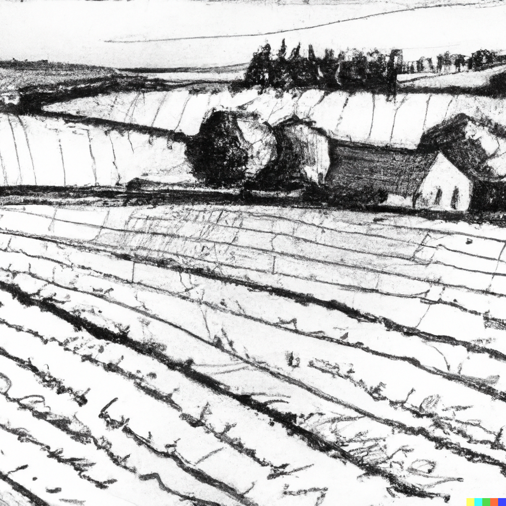DALL-E-2023-04-19-15-34-00-croquis-d-un-paysage-sans-construction-de-la-campagne-de-loudes-en-haute-loire-en-france
