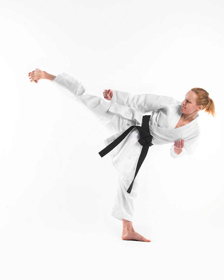 Karate woman