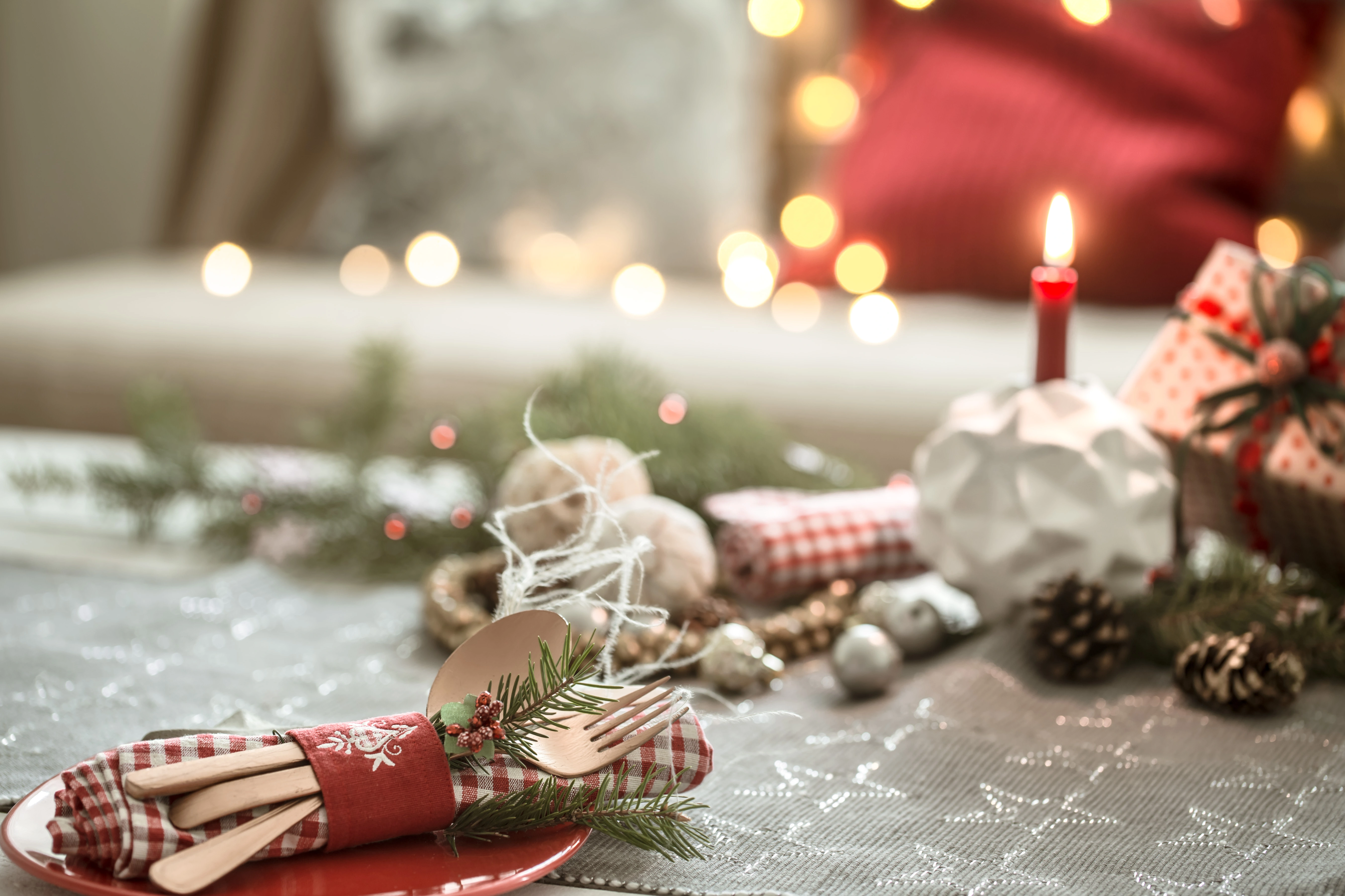 Nappe noel ronde des nappes