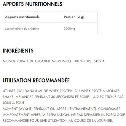 creatine monohydrate en promotion pas cher musculation marseille plan de cuques 13013