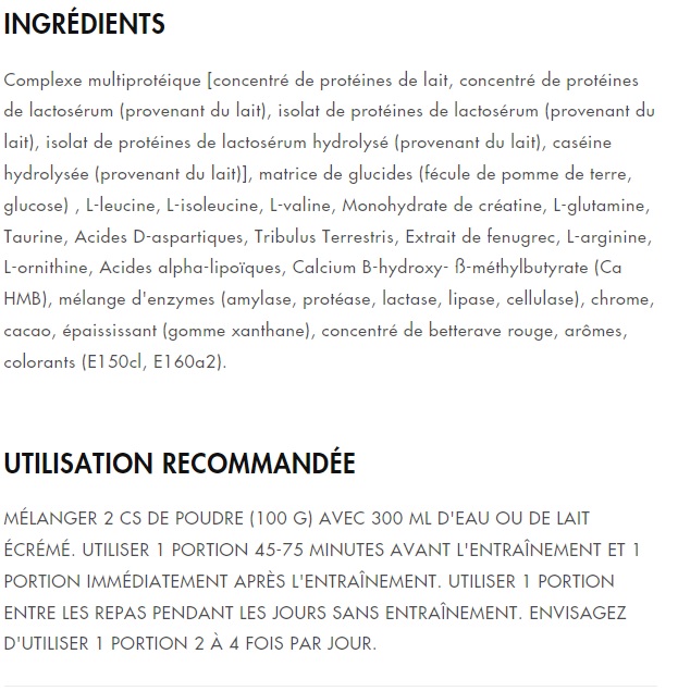 whey isolate mass gainer black hammer protéines pour la musculation allauch
