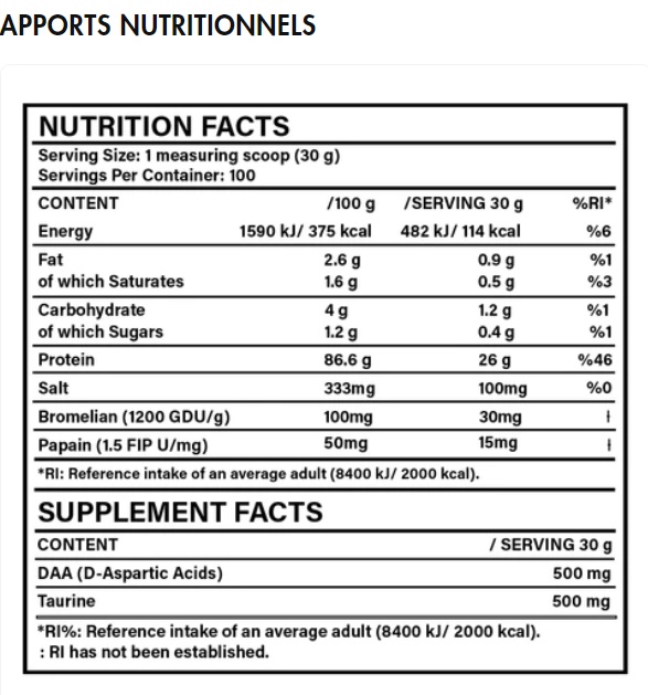 discount whey isolat proteine muculation premium BLACK HAMMER by JK Santé Beauté 13013 allauch