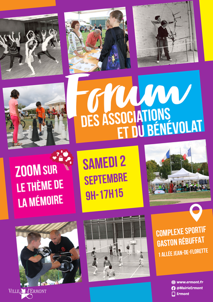 Forum des associations 2023 : le 02/09/2023