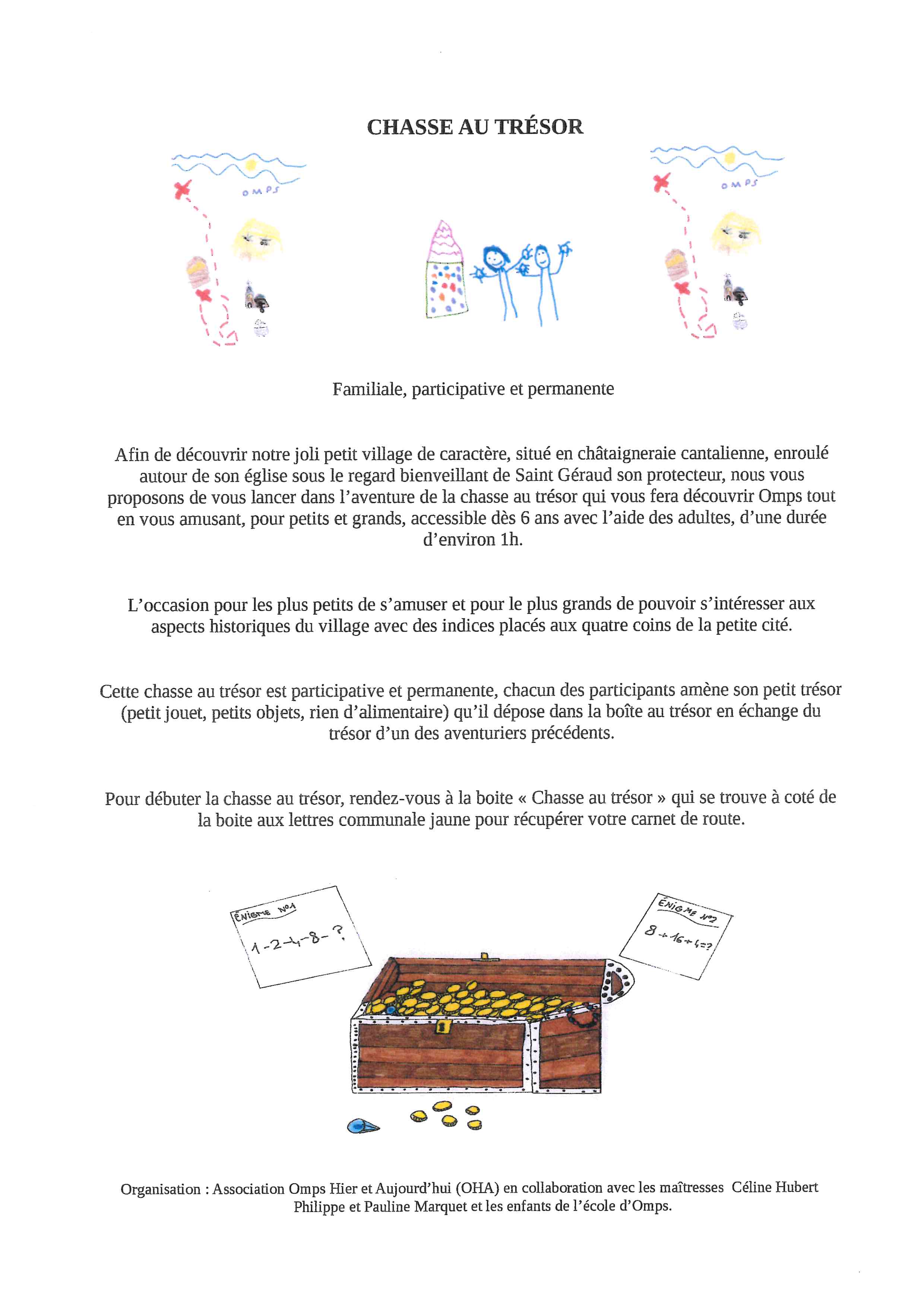 CHASSE AU TRESOR OMPS