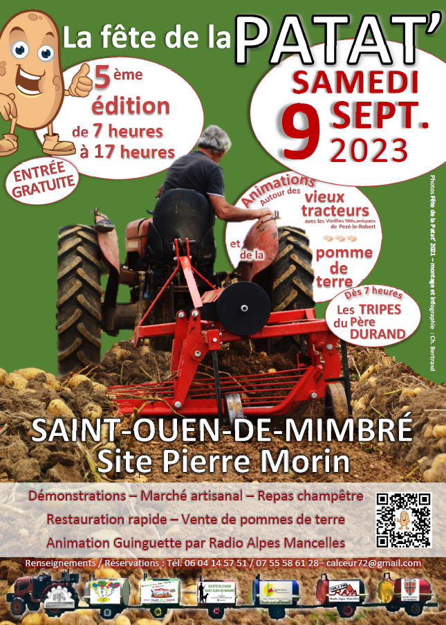 Affiche fete de la patat 2023