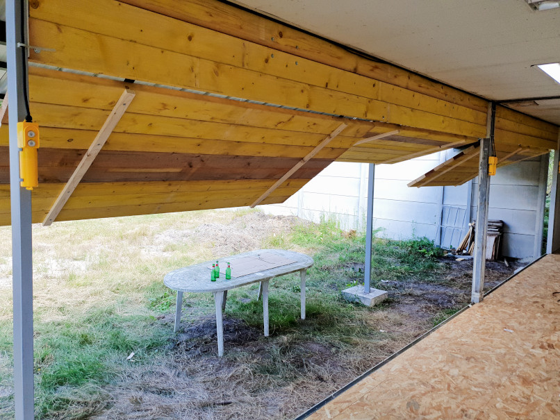 Construction du 100m