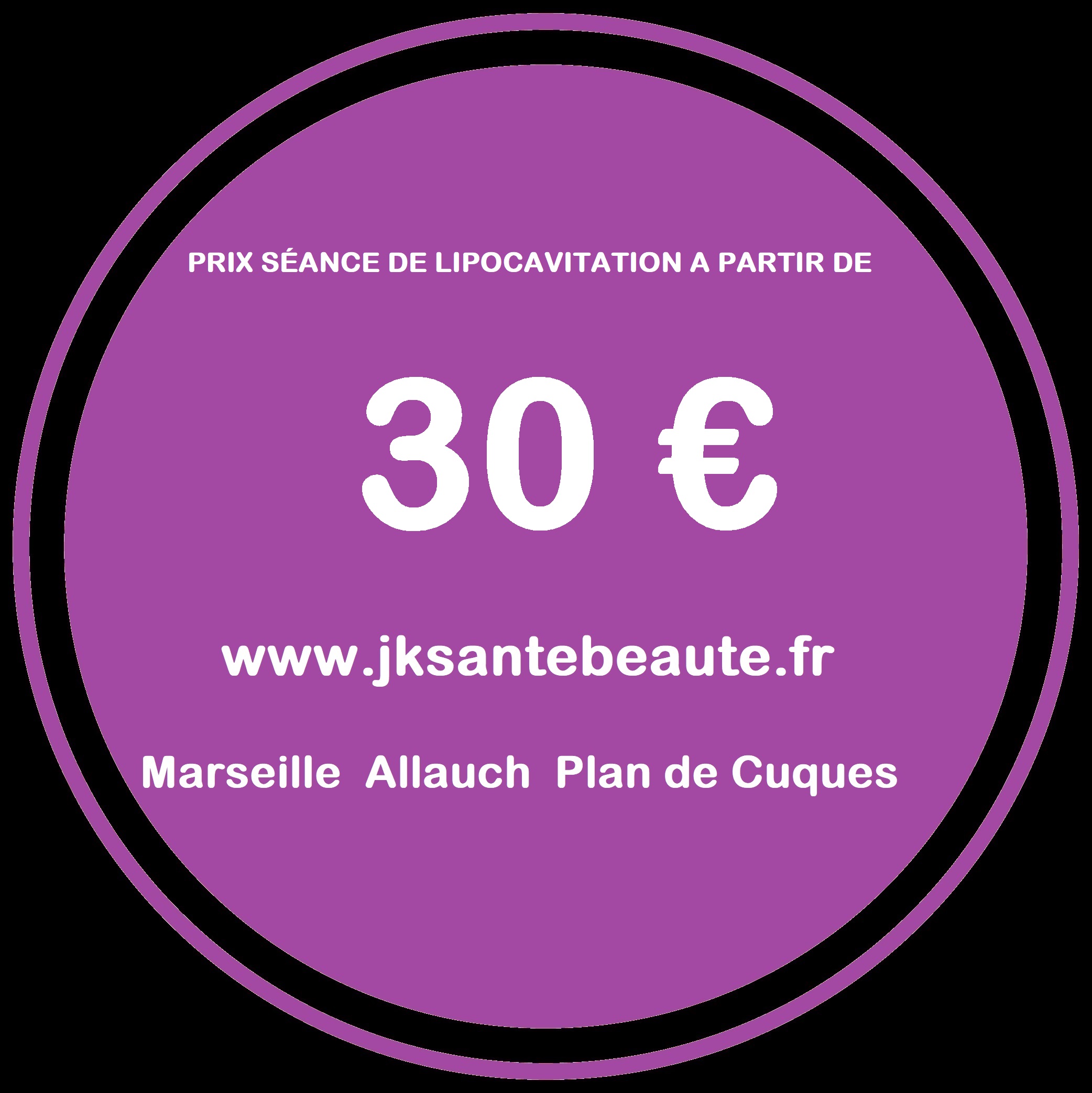 prix et tarif lipocavitation pas cher marseille 13013 allauch et plan de cuques