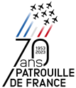 Logo 70 ans de la paf h125 pix transp