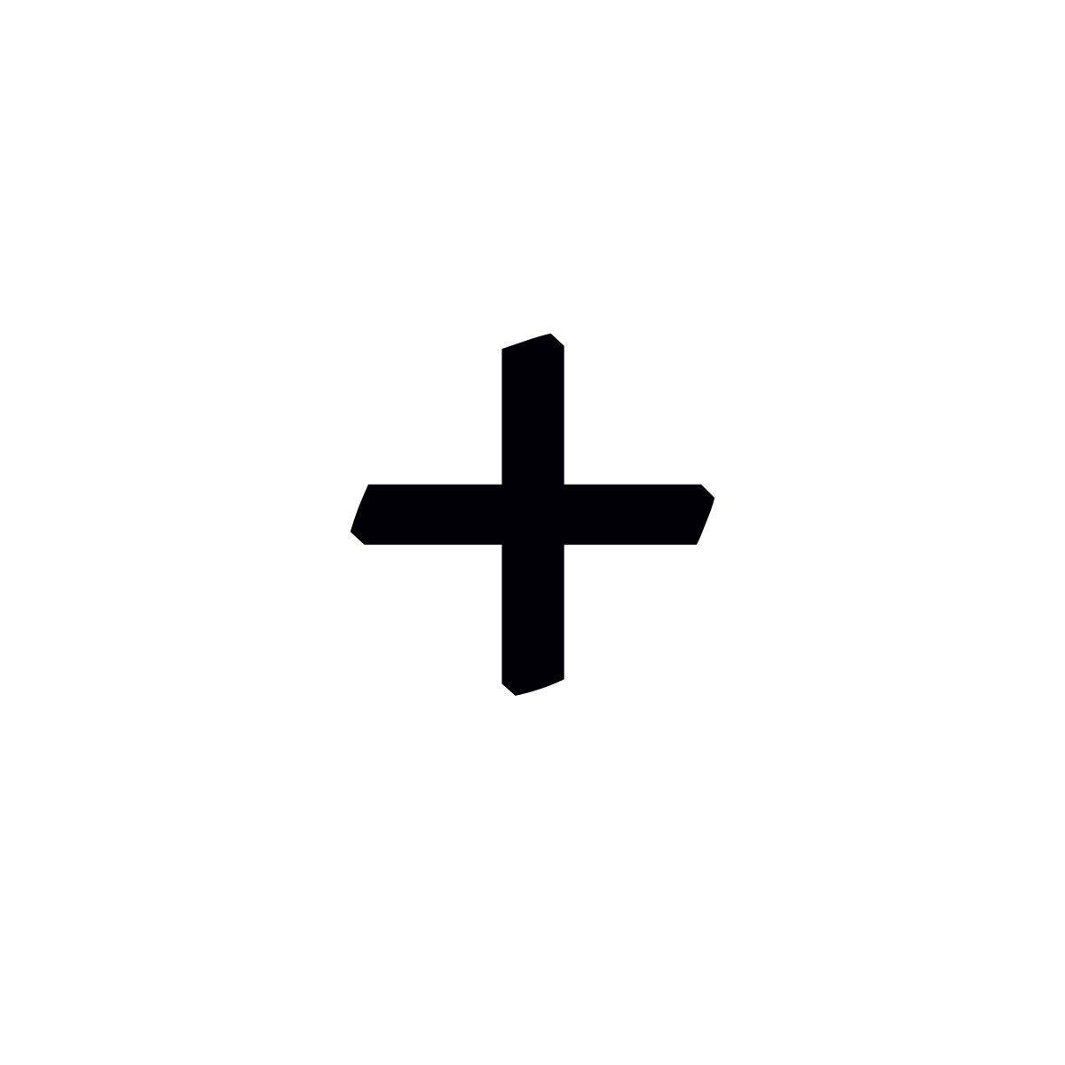 Unicode 0x002B-svg