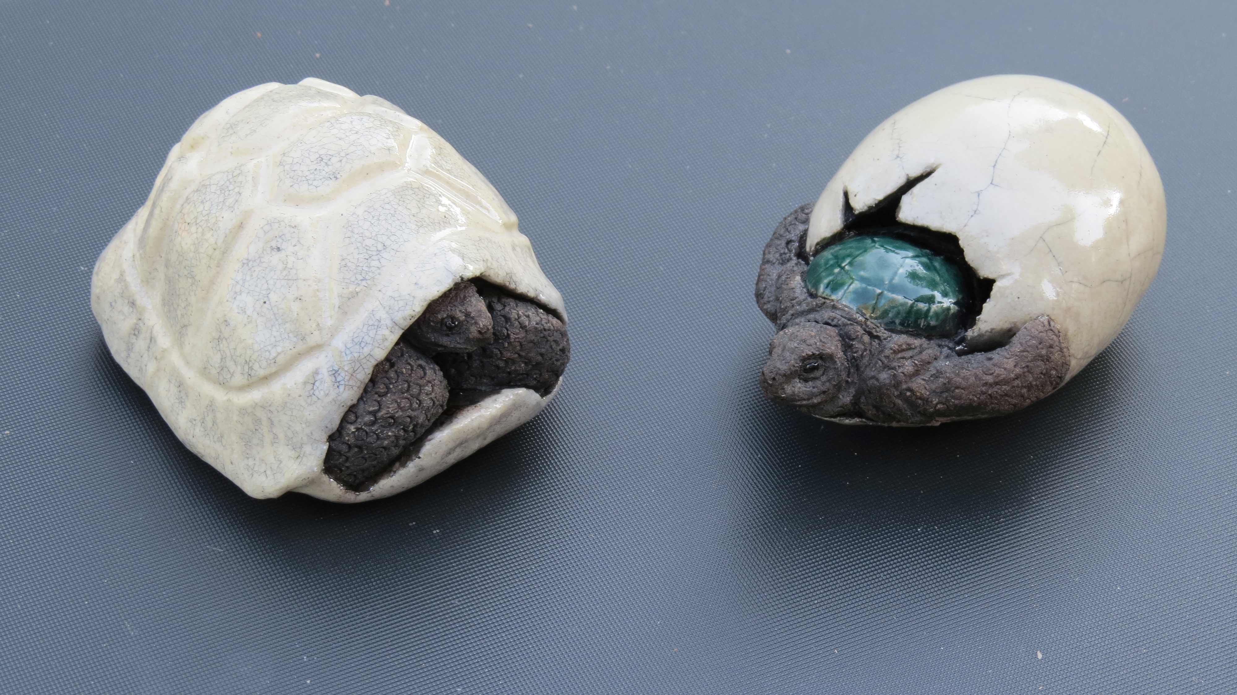 2 tortues oeuf