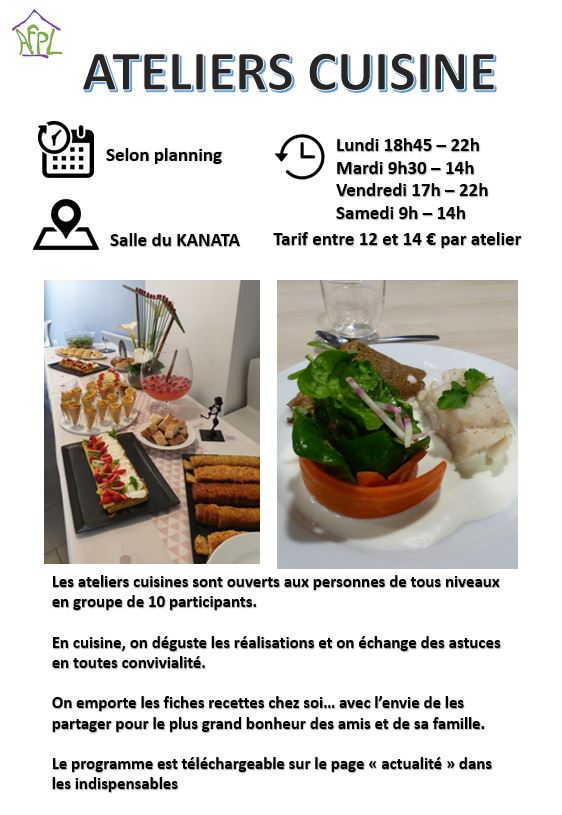 Ateleier cuisine