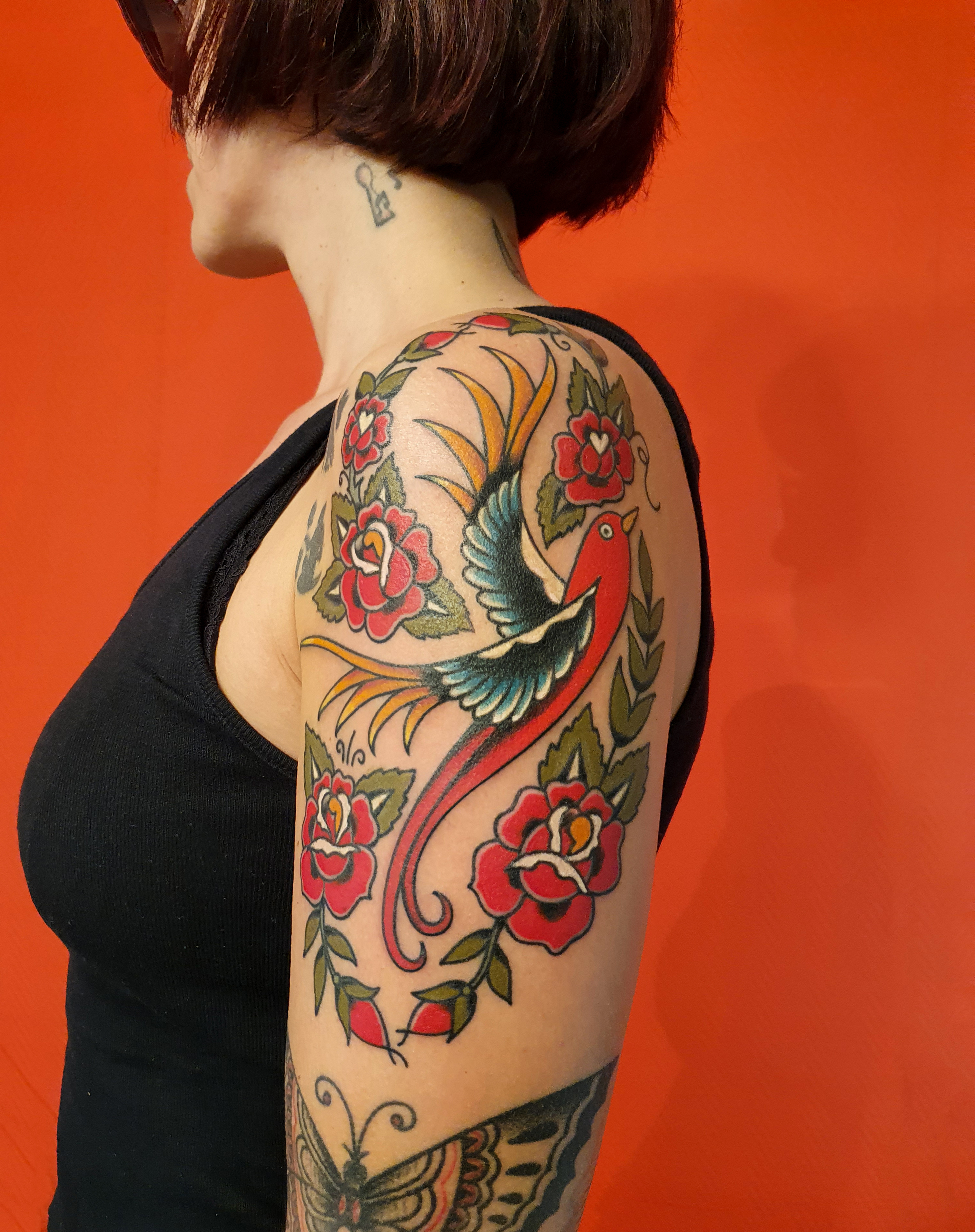 Bert-Grimm-flower-bird-by-Manny-tattooer-2
