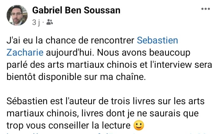 Gabriel Ben-Soussan : Docteur, écrivain, historien en arts martiaux