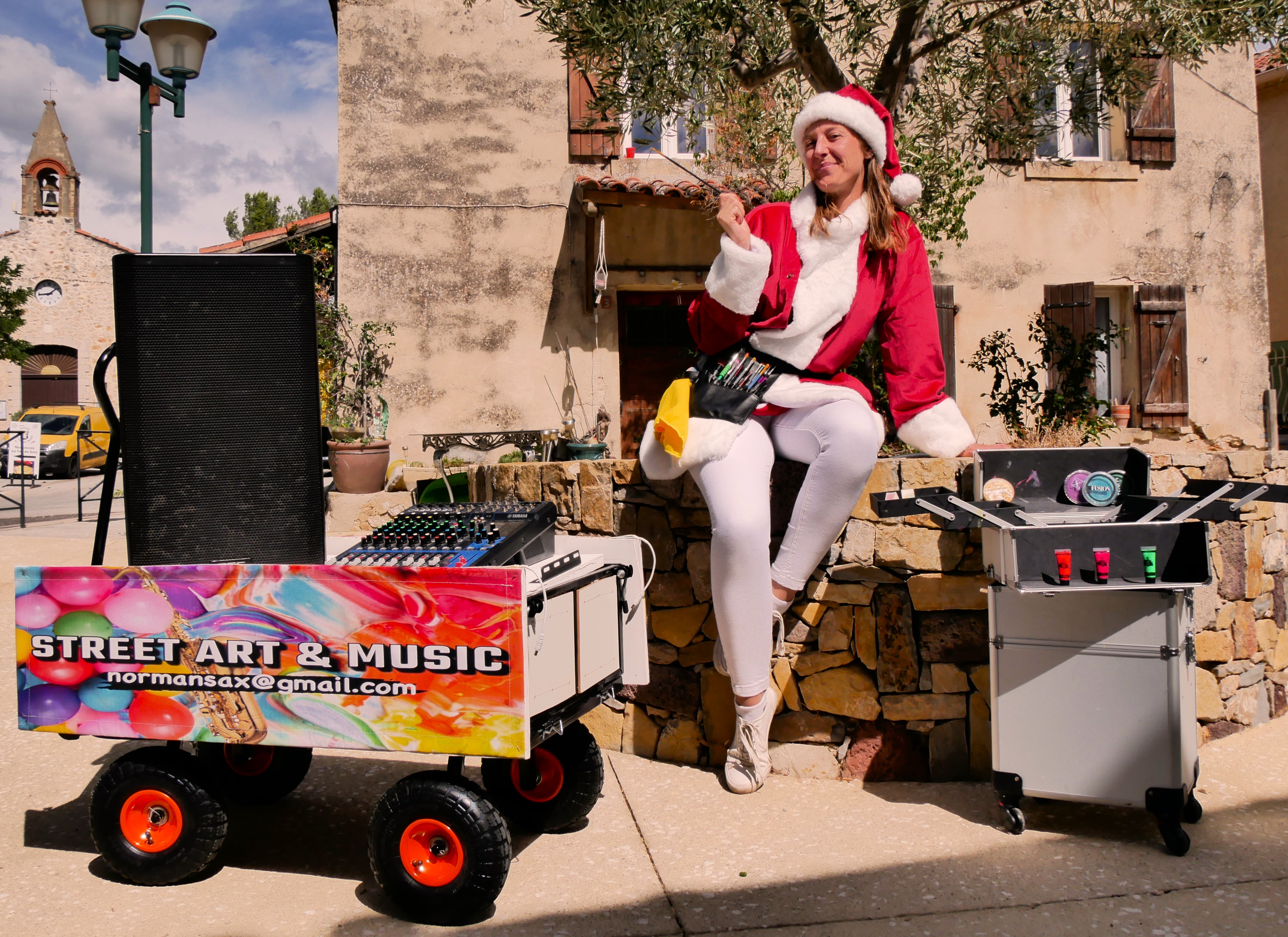 maquillage pour enfants, maquilleuse pour enfants, maquilleuse événementielle, street art & music, animation déambulatoire, sculpteur de ballons, parade de noël, spectacle pour enfants, anniversaire enfants, la magie de noël spectacle de noël, Village de noël, fêtes de noël, déambulation artistique, animation musicale, parade