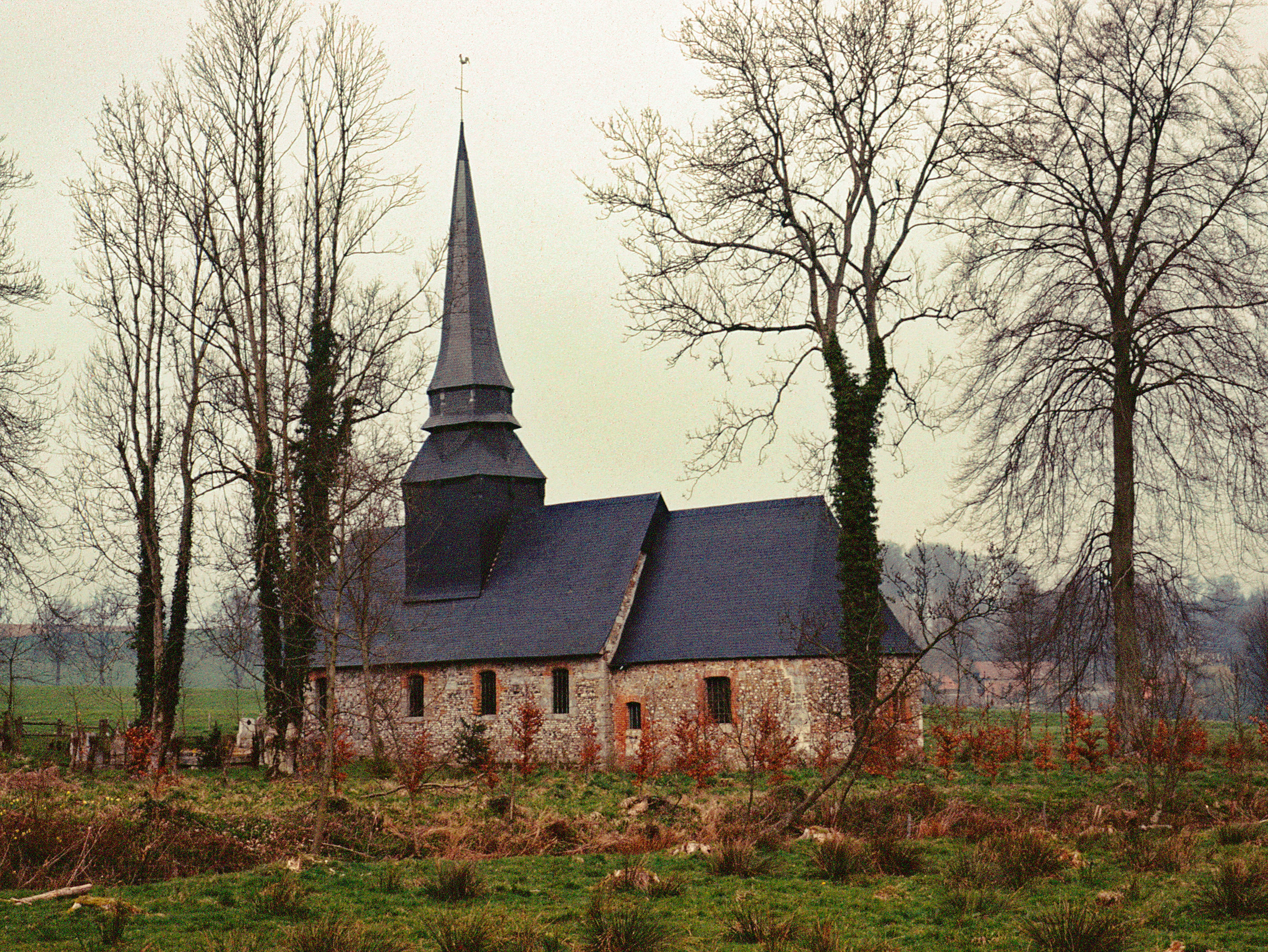 Eglise-de-la-Fontelaye-Hiver