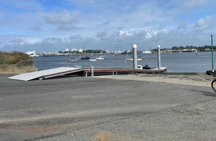 La cale de Pen Mané Bihan gérée par la compagnie des ports: 