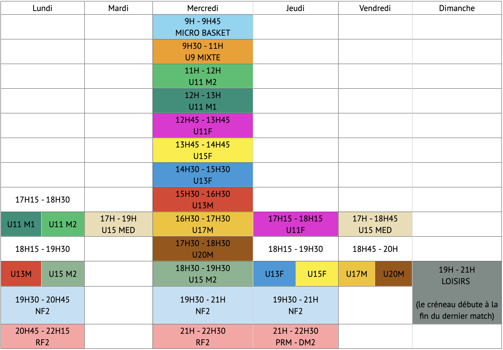 Planning Entrainements v3