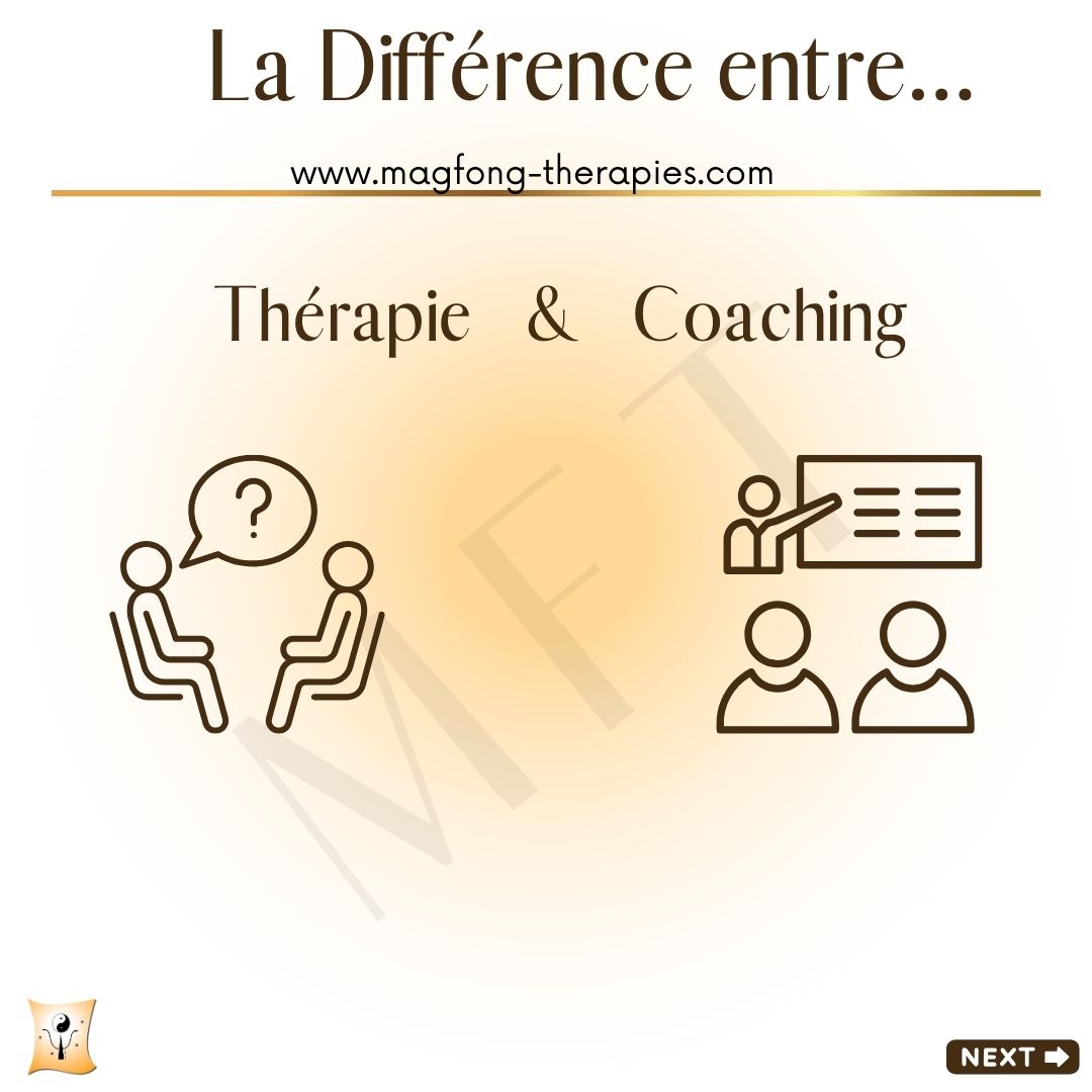 Différence entre Thérapie et Coaching