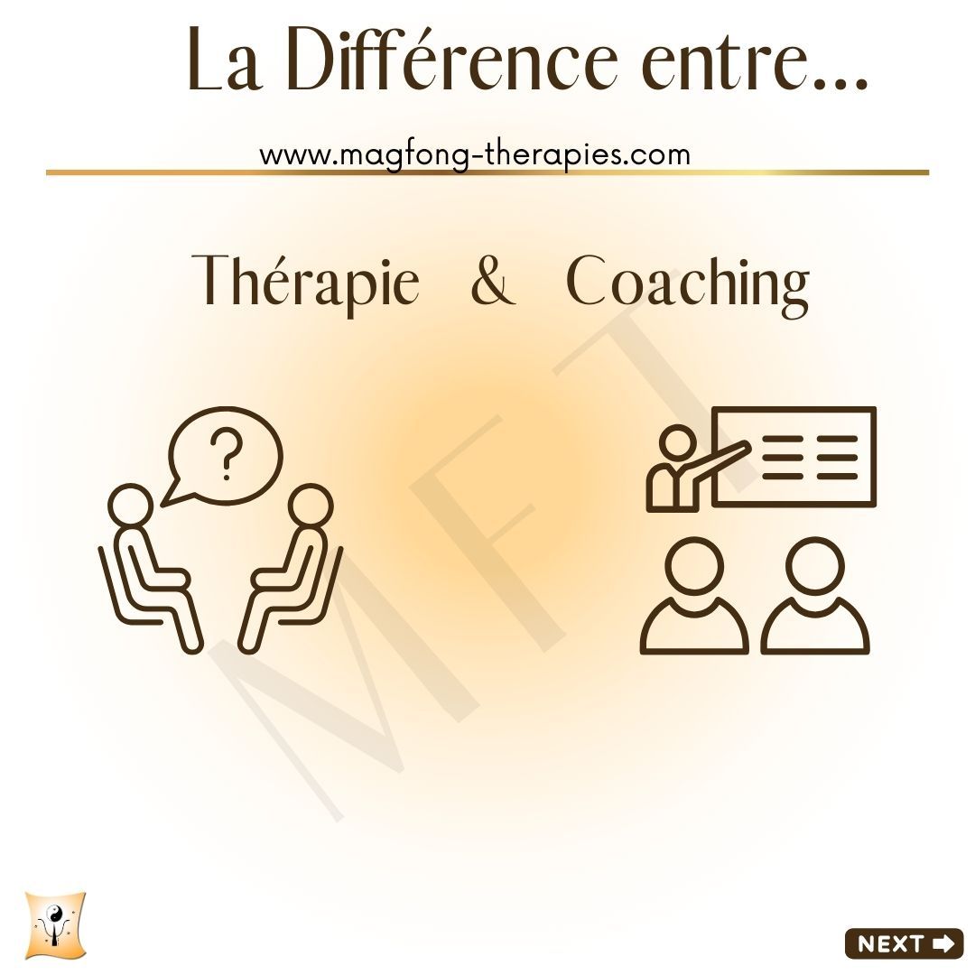 Différence entre Thérapie et Coaching