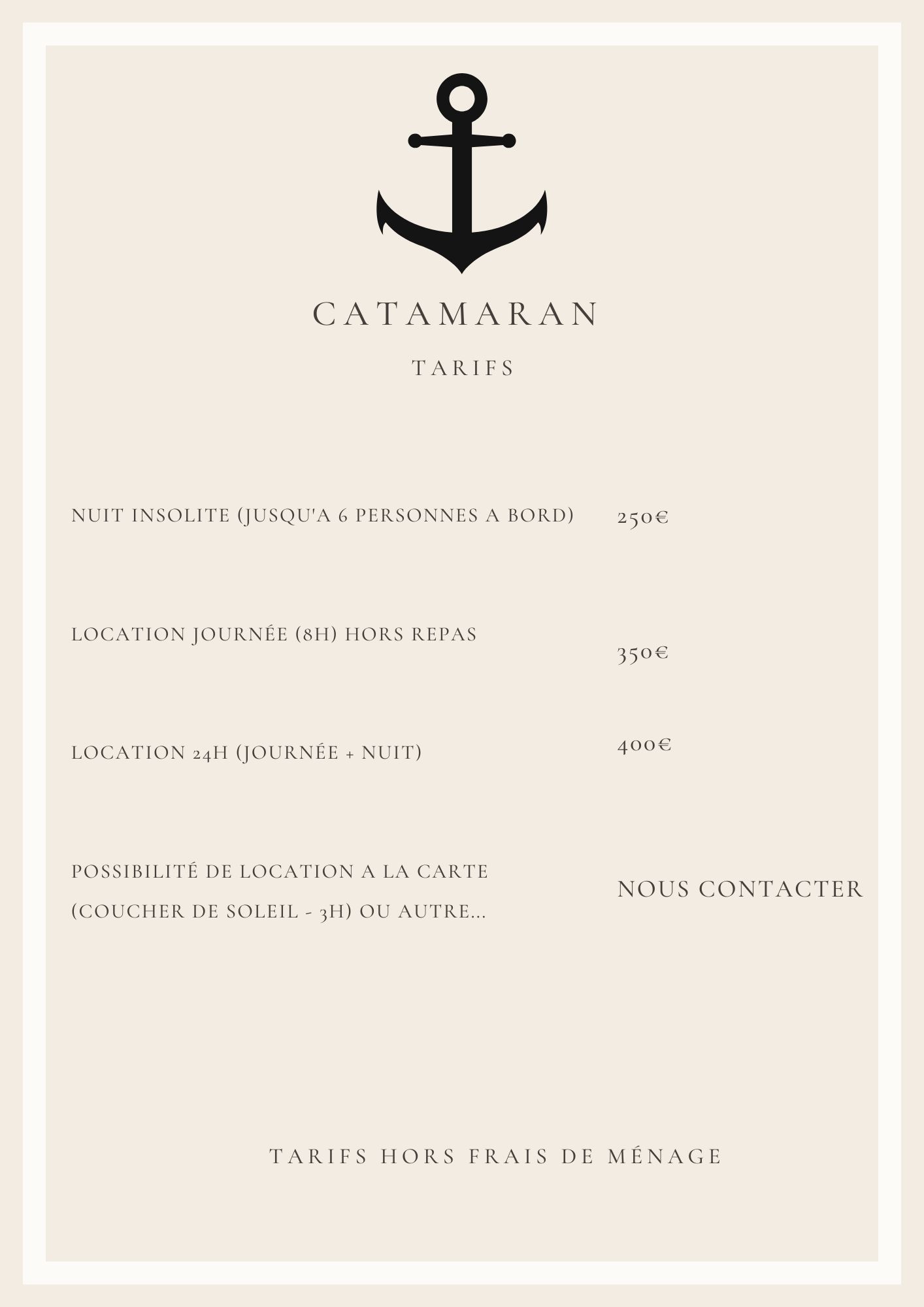 Catamaran t