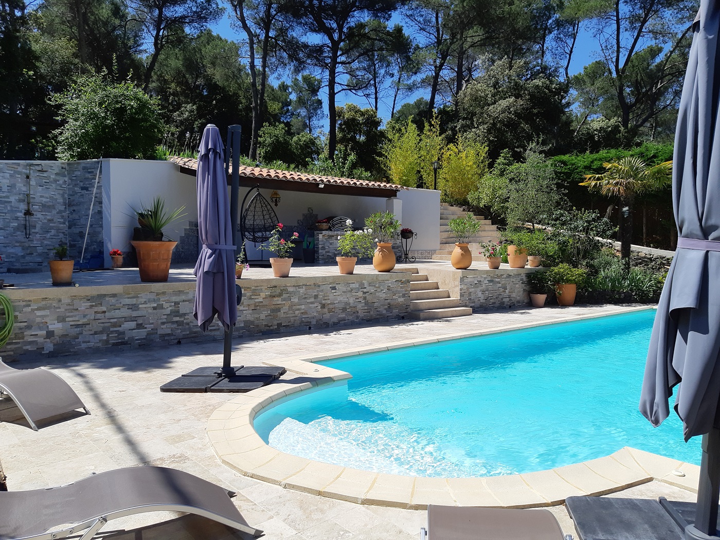 Piscine prive villa la licorne
