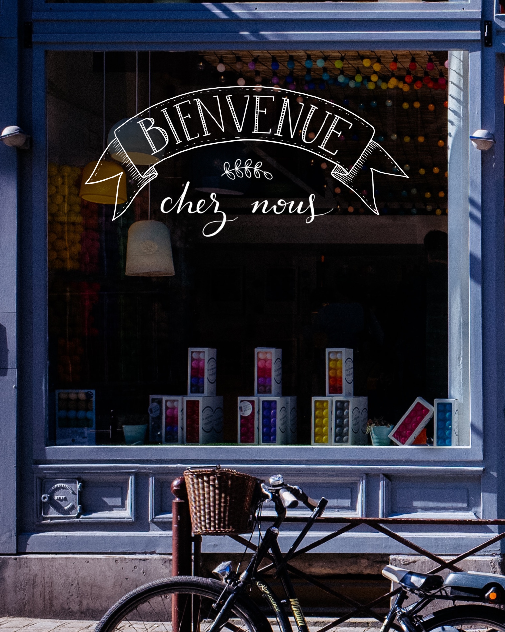 Vitrine bienvenue