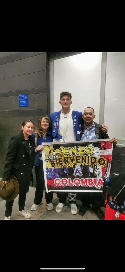 Enzo est arrivé en Colombie