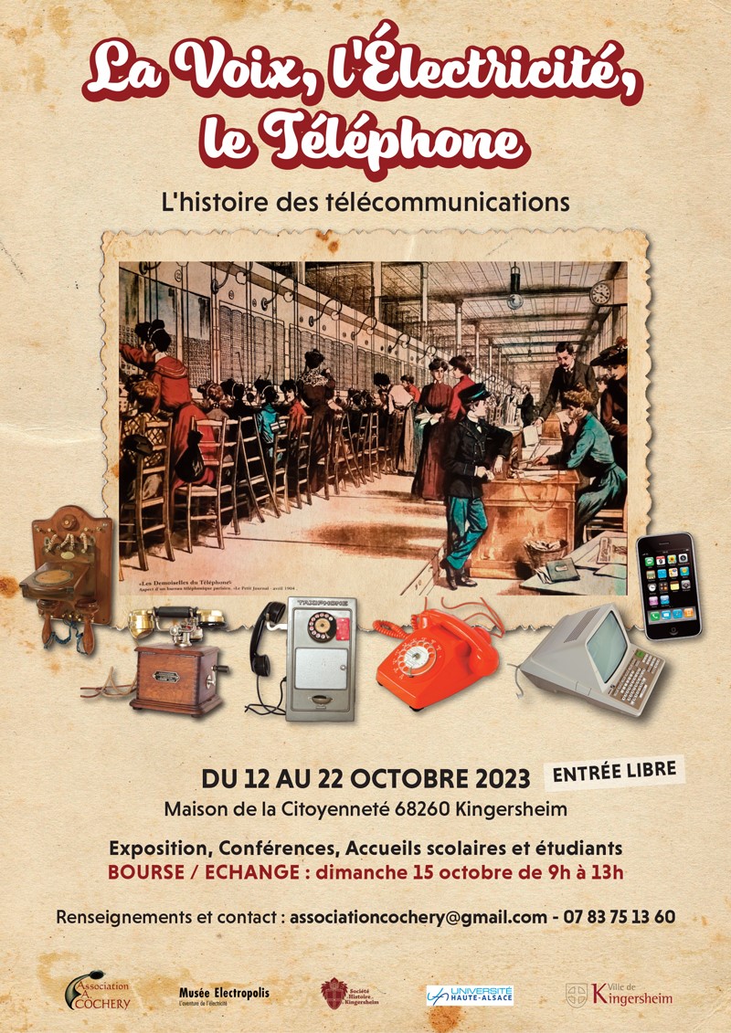 Exposition "La voix , l’Électricité, Le Téléphone"