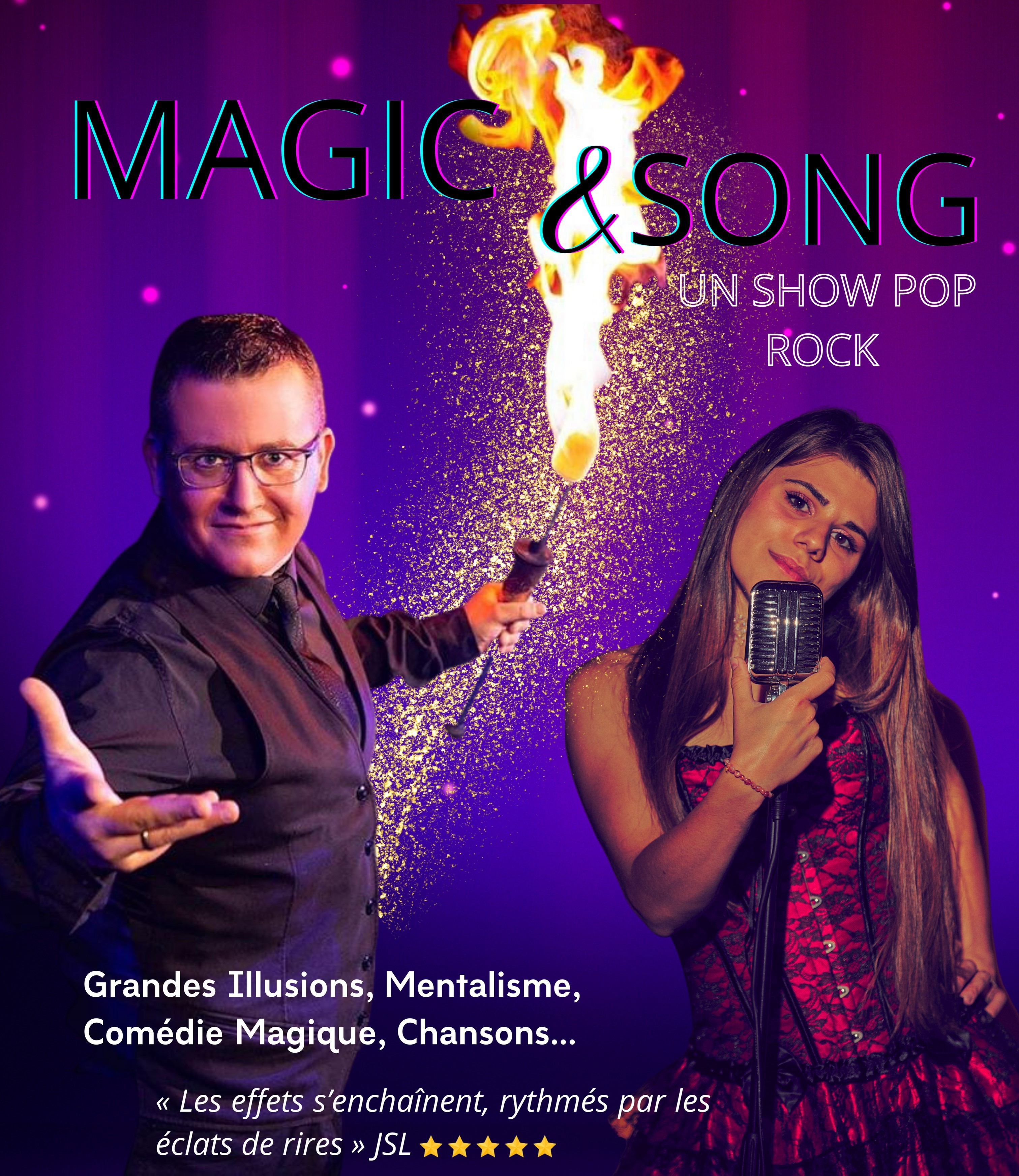 Affiche-Magic-Song-pierrafeu-magicien-magie-grande-illusion-chanson-cabaret-coralie-achat-purch-purchase1